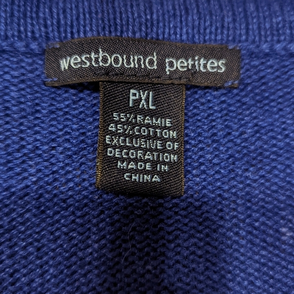 Blue Nativity Scene Vest - Picture 4 of 8